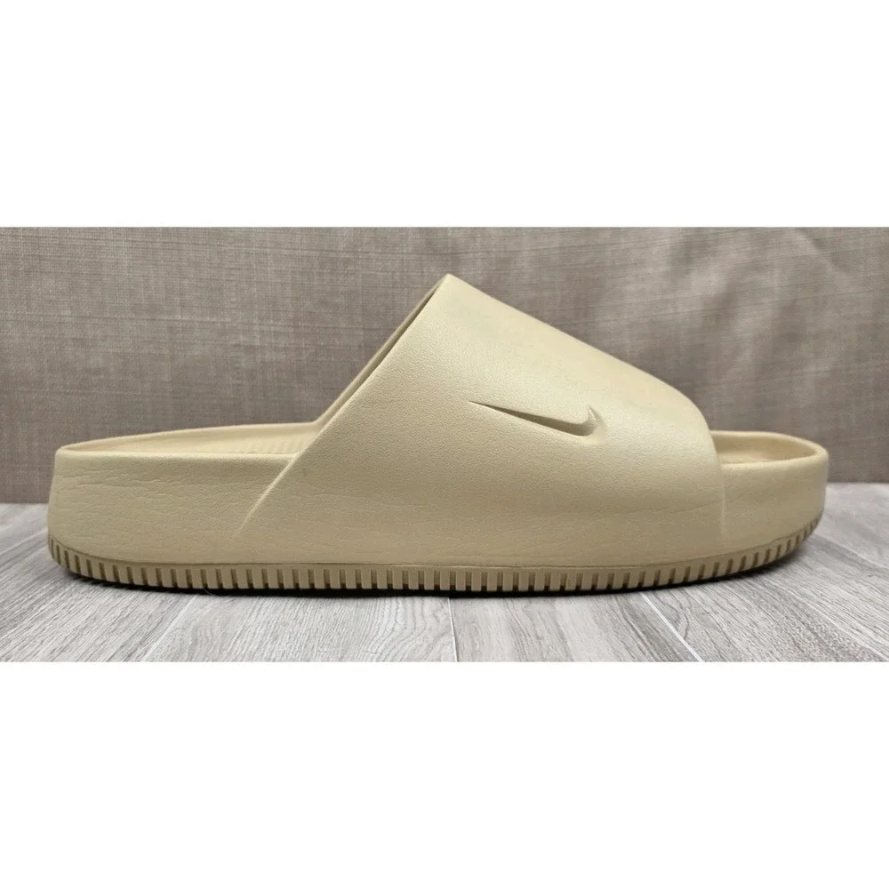 Nike Calm Slide Sesame Slip On Rubber‎ Sandals Mens 13 Womens 14 Comfort Pool